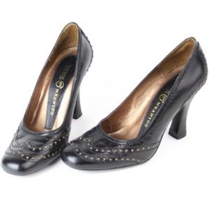 True Meaning - Studded Leather High Heel - Size 7